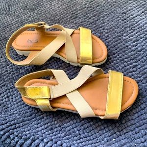 Gold Sandals - Size 7